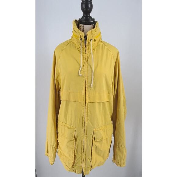 Mighty Mac Vintage Sailor Rain jacket pale yellow rain jacket Sz Medium nautical - Picture 1 of 10